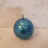 bougie boule pétanque bleue