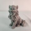 Bougie chat gris