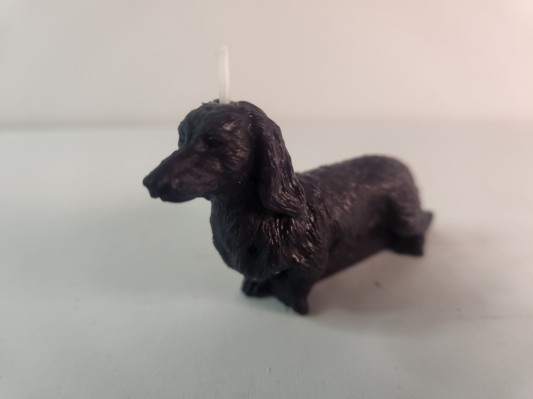 Bougie chien Teckel noir Bougie teckel noir