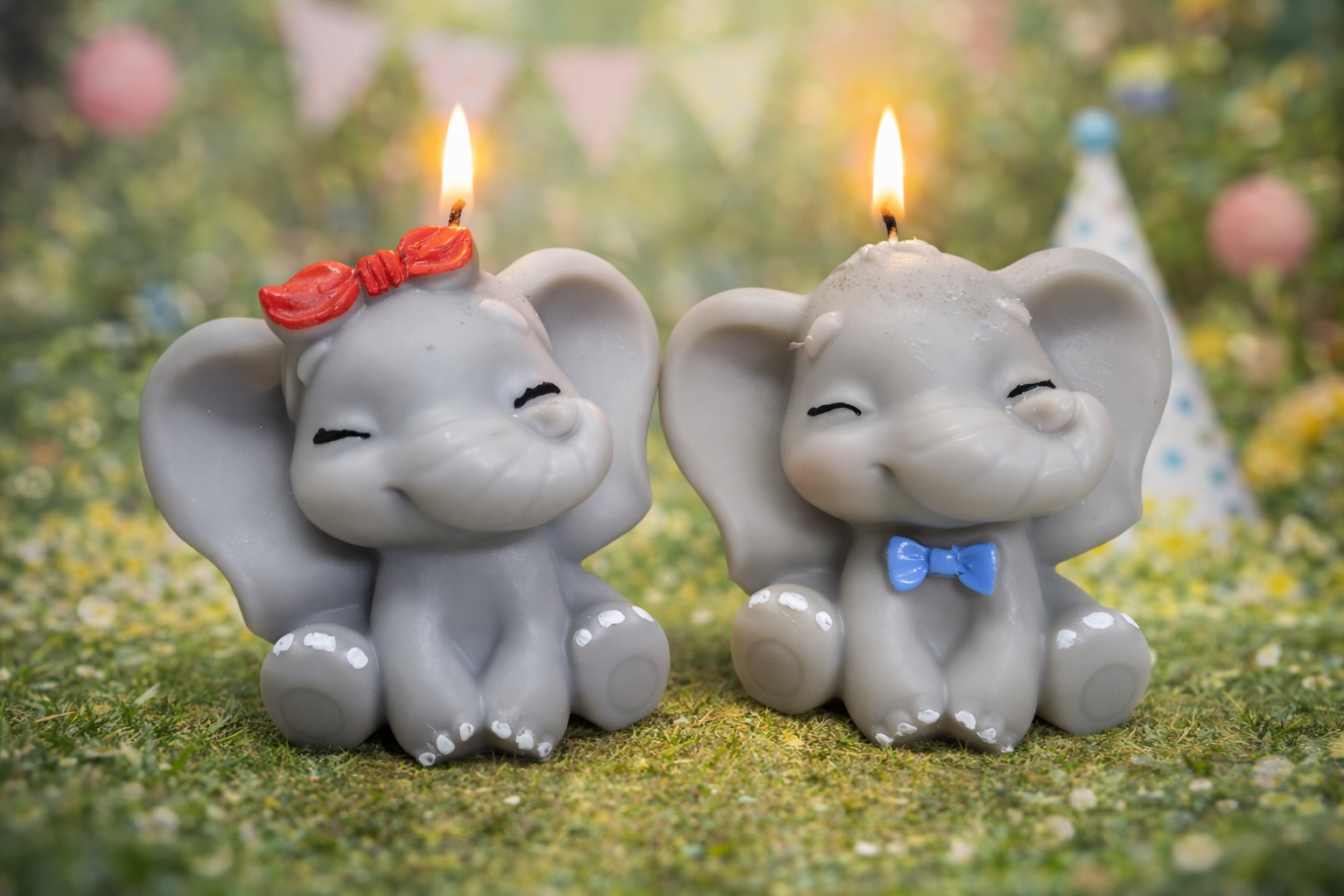 Bougies éléphants artisanales pour boutique de zoo, cadeau souvenir enfant