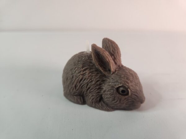 Bougie petit lapin marron