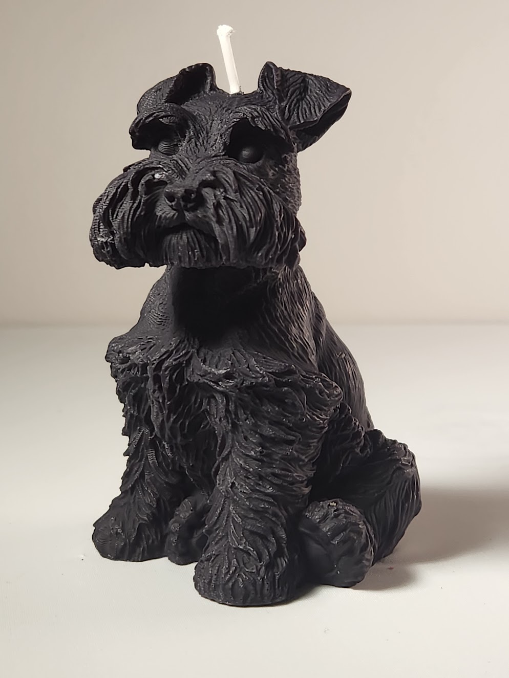 Bougie terrier écossais noir Bougie chien terrier écossais