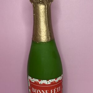 Bougie bouteille de Champagne Fête des Mères : Bonne Fête Maman