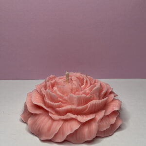Bougie Fêtes des Mères : Camélia Rose pâle