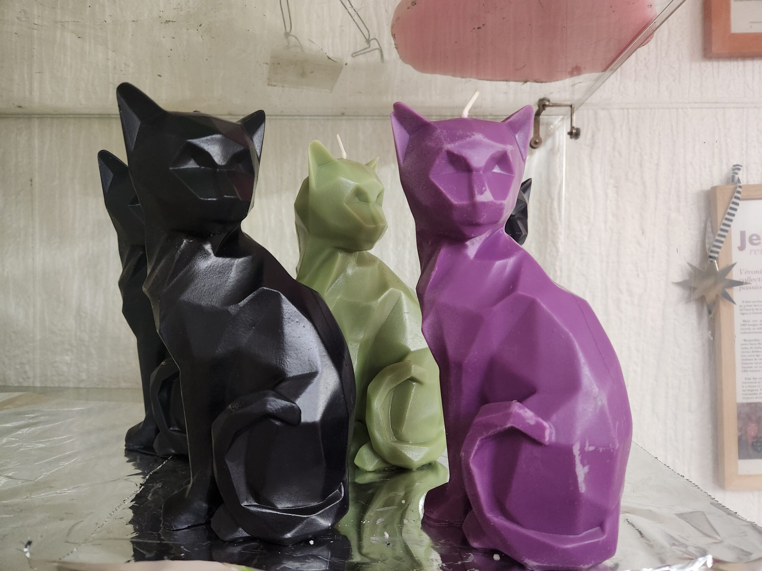 Bougie chats fabrication artisanale française Bougies chat décoratif