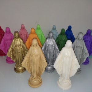 Statue Vierge Miraculeuse en cire