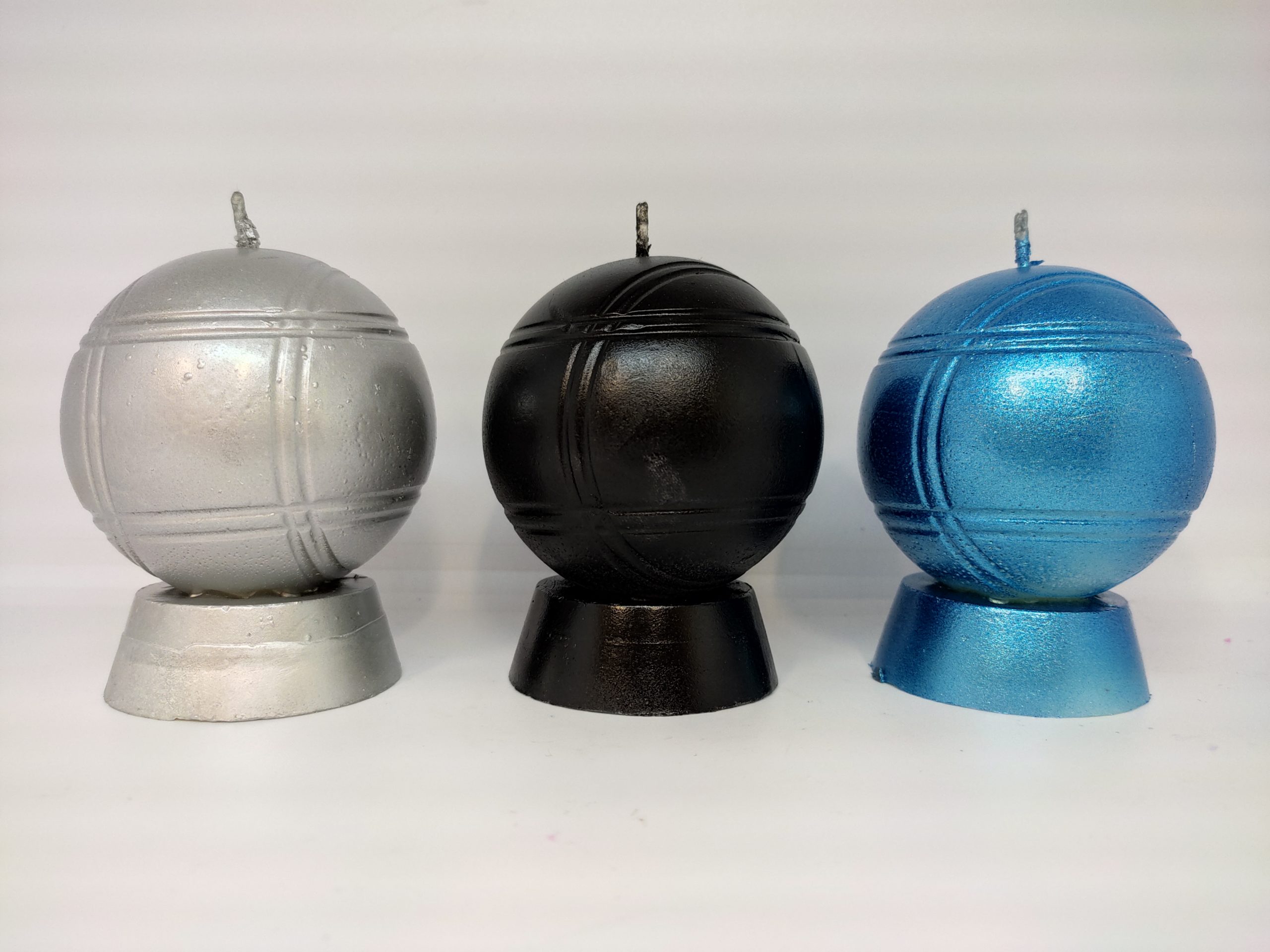 triplette bougies pétanque 3 couleurs