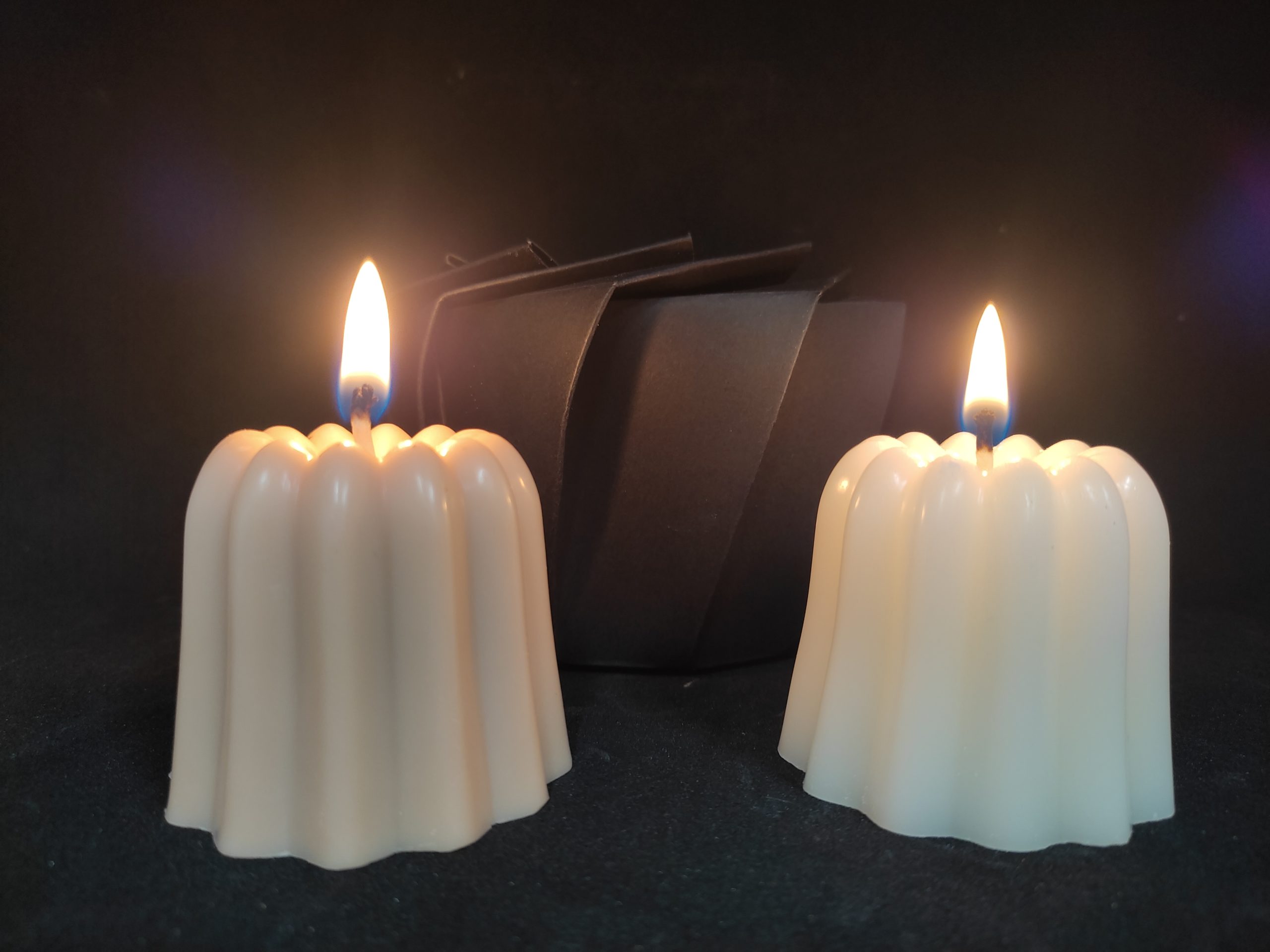 bougies canelés blanc