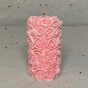 Bougie Colonne florale