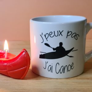 Duo – Bougie canoë et son mug