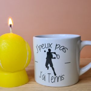 Duo – Bougie tennis et son mug