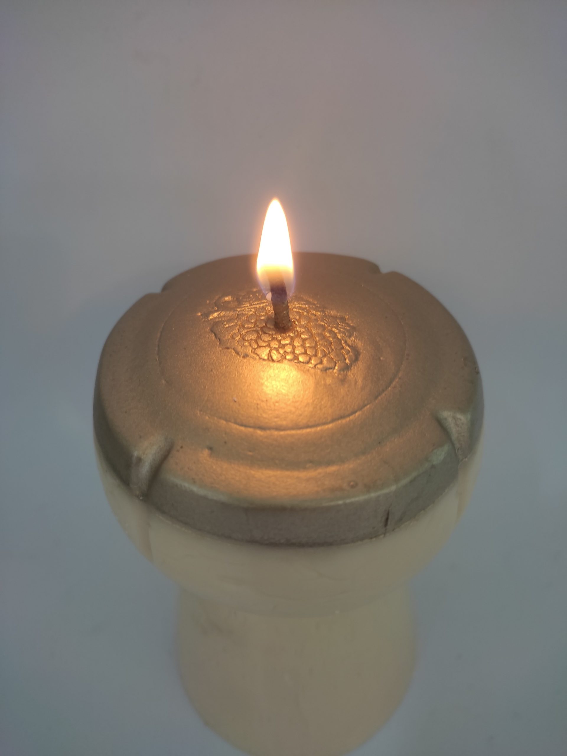 bouchon de champagne vue de dessus