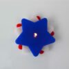 Bougies en forme d'étoiles bleu blanc rouge