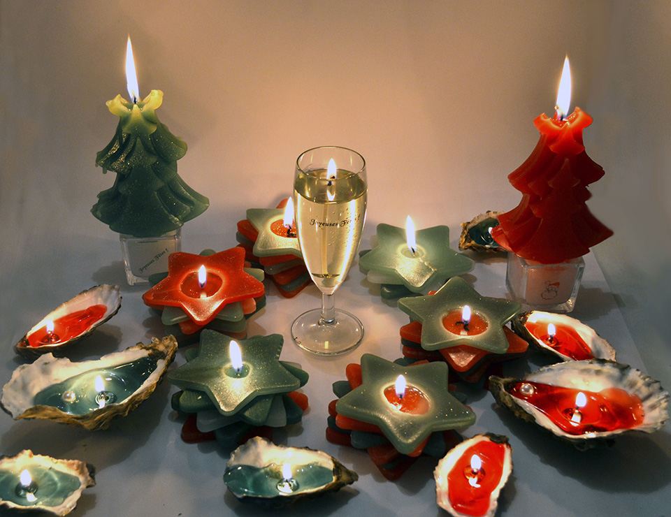 Bougie de Noël Reveillon