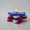 Bougies étoiles bleu blanc rouge