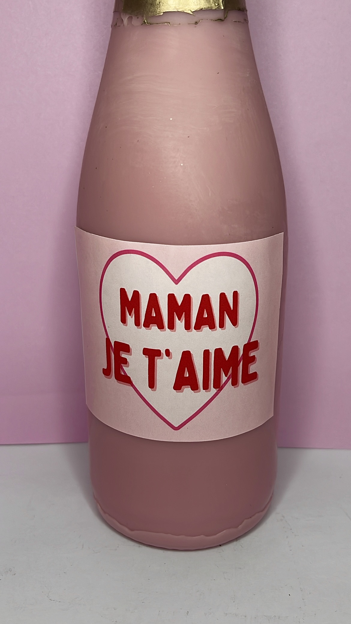 bouteille de Champagne rose 1
