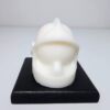 casque de pompier blanc en cire végétale et sans mèche