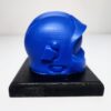 casque de pompier bleu en cire végétale vendu sans mèche