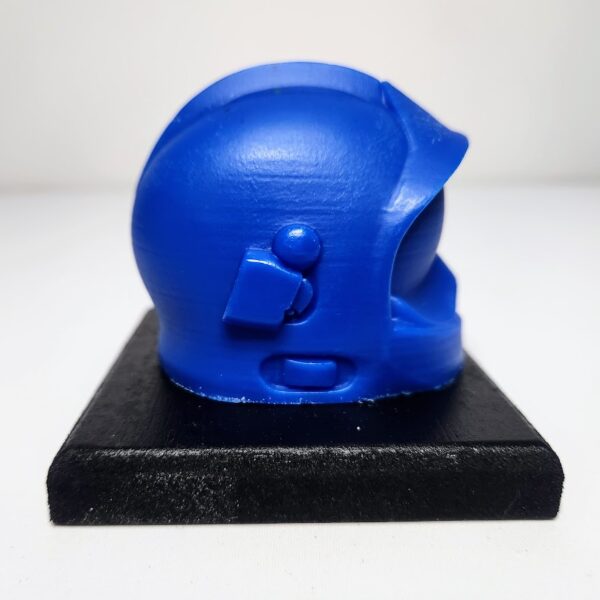 casque de pompier bleu en cire végétale vendu sans mèche