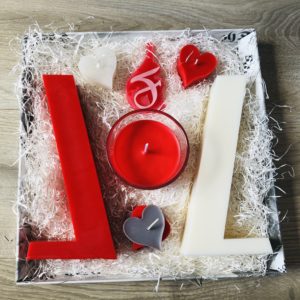 Coffret Bougies Amour - 6 Bougies