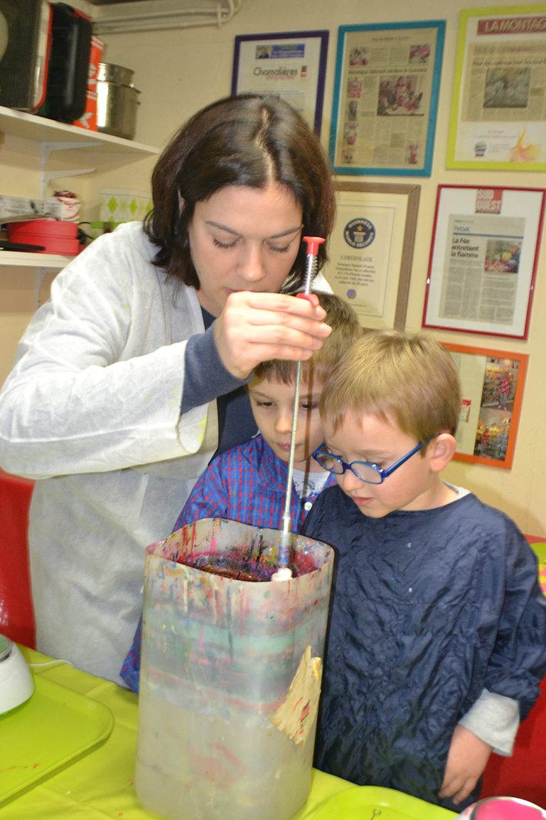 Atelier parent/enfant création de bougie à Briscous en Pyrénées